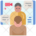 Video Call Conference Meeting Icon