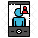 Video Call Streaming Icon