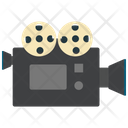 Video Camera Vintage Cinema Camera Projector Icon
