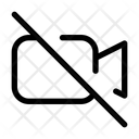 Video Camera Prohibited Icon