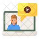Video Communication Icon