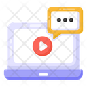 Video Chat Video Communication Video Message Icon
