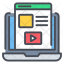 Video Content Video Streaming Video Marketing Icon