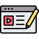 Video Content Video Posting Icon
