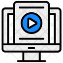Video File Video Streaming Video Lecture Icon