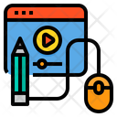 Lesson Online Learning Education Icon
