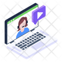 Online Learning Video Learning Video Chat Icon