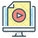 Video Lesson Video Tutorial Video Lecture Icon