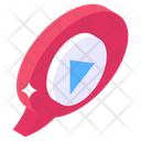 Video Message Media Message Video Mail Icon