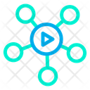 Connection Network Video Icon