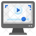 Video Player Music Editing Icon