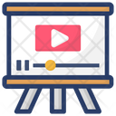 Video Presentation Multimedia Video Animation Icon