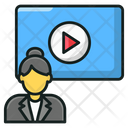 Video Presentation Icon