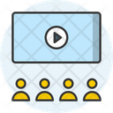 Video Presentation Video Lesson Webinar Icon