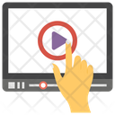 Video Streaming Watching Video Online Video Icon