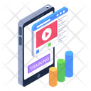 Business App Video Training Mobile Video Icon
