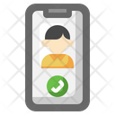 Videocall Technology Smartphone Icon