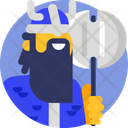 Viking Weapon Axe Icon