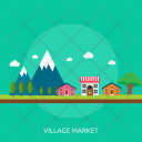 Village Market Store Icon