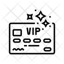 Vip Card Vip Premium Icon