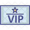 Vip Greetings Event Pass Event Ticket Icon