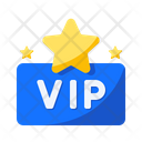 Vip Star Card  Icon