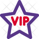Vip Star Label Icon