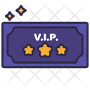 Ticket Vip Entrance Icon