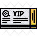 Vip Ticket Icon
