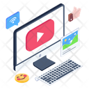 Online Video Viral Video Viral Content Icon
