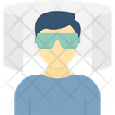 Virtual Glasses Icon