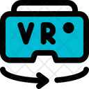 Virtual Reality Rotation Three Icon