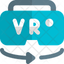 Virtual Reality Rotation Three Icon