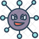 Virus Bacteria Cell Icon