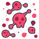 Virus Skull Medical Icon