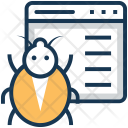 Virus Bug Web Icon