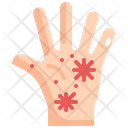 Virus On Hand Icon
