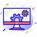 Virus on monitor Icon