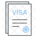 Visa Travelling Visa Aboard Visa Icon
