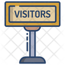 Visitors Board Visitor Tourist Icon