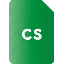 Visual C Source Code File Icon - Download in Gradient Style