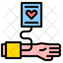 Vital Sign Pulse Monitor Icon