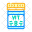 Vitamin B Vitamin Jar Vitamin Pills Icon