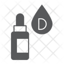 Vitamin drop d oil health supplement  Icon