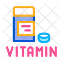 Vitamin Pills Package Icon