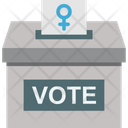 Ballot Elections Feminism Icon