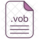 Vob File Document Icon
