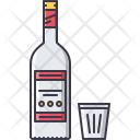 Vodka Glass Bar Icon