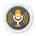 Voice Actor Podcast Mic Icon