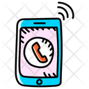 Voice Call Mobile Call Internet Call Icon
